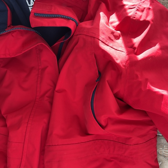 Lands End Women's Squall Insulated Waterproof Winter Parka Rich Red - Picture 7 of 8